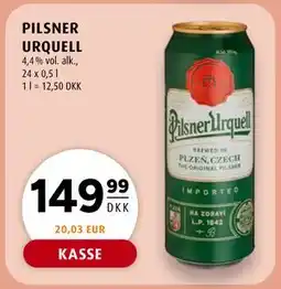 Scandinavian Park PILSNER URQUELL, DKK 149.99 tilbud