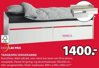 JYSK Tangbjerg Sengeramme tilbud