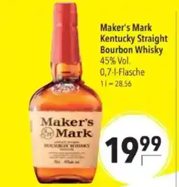 Citti Maker's Mark Kentucky Straight Bourbon Whisky tilbud