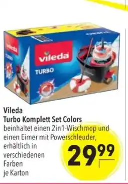 Citti Vileda Turbo Komplett Set Colors tilbud