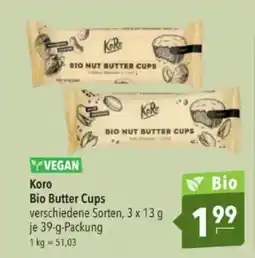 Citti Koro Bio Butter Cups tilbud