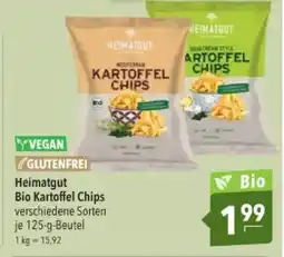 Citti Heimatgut Bio Kartoffel Chips tilbud