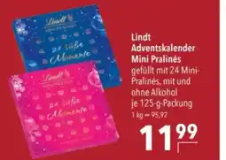 Citti Lindt Adventskalender Mini Pralinés tilbud