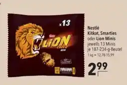 Citti Nestlé Kitkat, Smarties oder Lion Minis tilbud