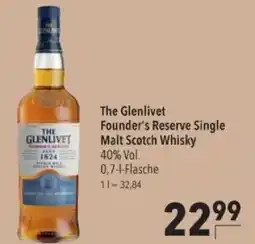 Citti The Glenlivet Founder's Reserve Single Malt Scotch Whisky tilbud