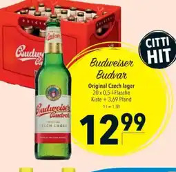 Citti Budweiser Budvar tilbud