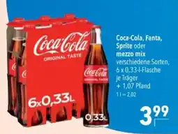 Citti Coca-Cola, Fanta, Sprite oder mezzo mix tilbud