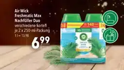 Citti Air Wick Freshmatic Max Nachfüller Duo tilbud