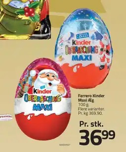 Fleggaard Ferrero kinder maxi æg tilbud