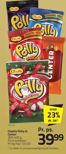 Fleggaard CLOETTA Polly el. center tilbud