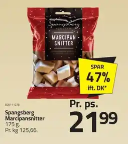 Fleggaard SPANGSBERG Marcipansnitter tilbud