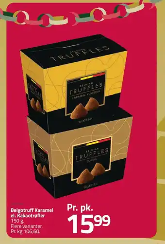 Fleggaard Belgotruff karamel el. kakaotrøfler tilbud