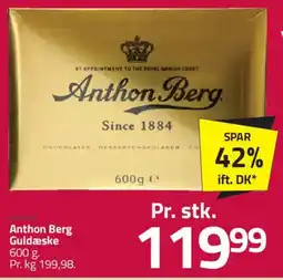 Fleggaard ANTHON BERG Guldæske tilbud