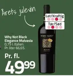 Fleggaard WHY NOT Black elegance malvasia tilbud