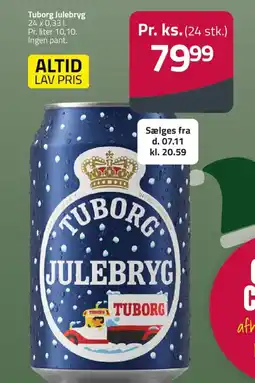 Fleggaard TUBORG Julebryg tilbud
