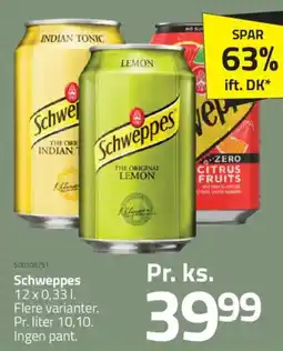 Fleggaard Schweppes tilbud