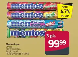 Fleggaard Mentos 3 pk. tilbud