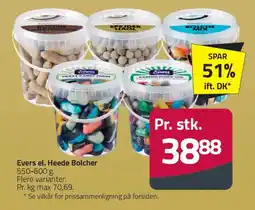 Fleggaard Evers el. heede bolcher tilbud