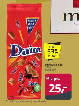 Fleggaard DAIM Minis bag tilbud
