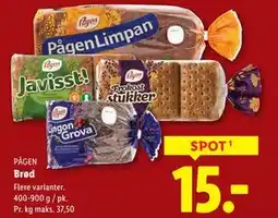 Lidl Brød, DKK 15 tilbud