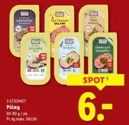 Lidl Pålæg, DKK 6 tilbud