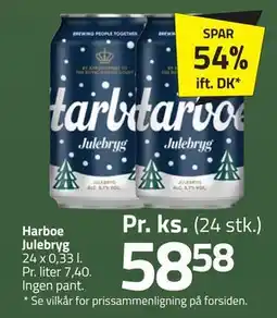 Fleggaard Harboe Julebryg, DKK 58.58 tilbud