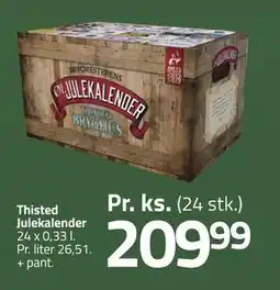 Fleggaard Thisted Julekalender, DKK 209.99 tilbud