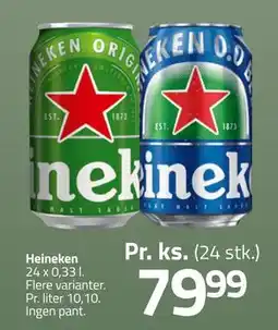 Fleggaard Heineken, DKK 79.99 tilbud