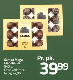 Fleggaard Samba Mega Flødeboller, DKK 39.99 tilbud