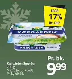 Fleggaard Kærgården Smørbar, DKK 9.99 tilbud