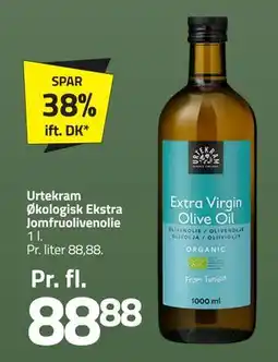 Fleggaard Urtekram Økologisk Ekstra Jomfruolivenolie, DKK 88.88 tilbud