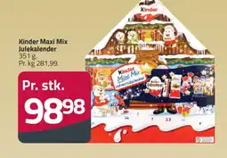Fleggaard KINDER Maxi mix julekalender tilbud