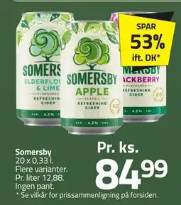 Fleggaard Somersby, DKK 84.99 tilbud