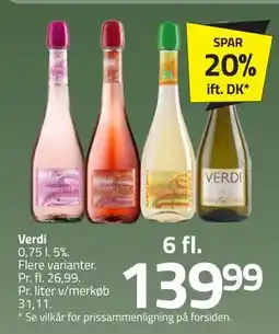 Fleggaard Verdi, DKK 139.99 tilbud