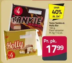 Fleggaard Toms Yankie el. Holly Bar, DKK 17.99 tilbud
