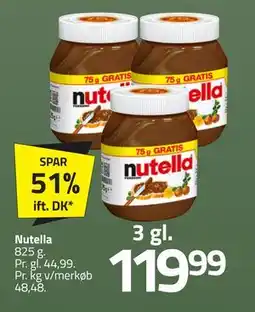 Fleggaard Nutella, DKK 119.99 tilbud