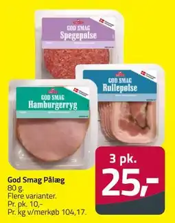Fleggaard God Smag Pålæg, DKK 25 tilbud