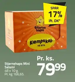 Fleggaard Stjernehaps Mini Salami, DKK 79.99 tilbud