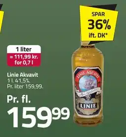 Fleggaard Linie Akvavit, DKK 159.99 tilbud