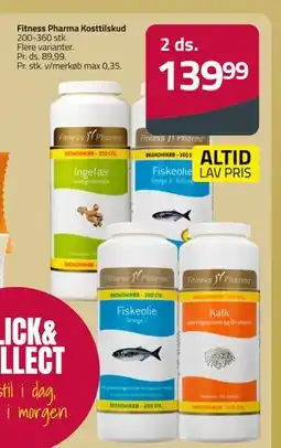Fleggaard Fitness Pharma Kosttilskud, DKK 139.99 tilbud