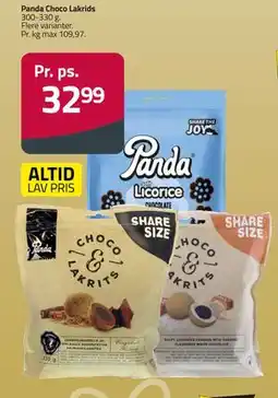 Fleggaard Panda Choco Lakrids, DKK 32.99 tilbud