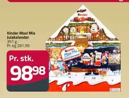Fleggaard Kinder Maxi Mix Julekalender, DKK 98.98 tilbud