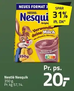 Fleggaard Nestlé Nesquik, DKK 20 tilbud