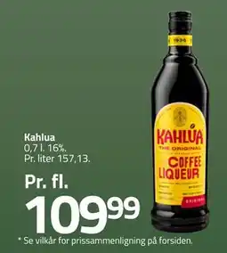 Fleggaard Kahlua, DKK 109.99 tilbud