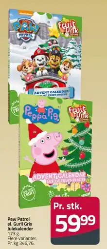 Fleggaard Paw Patrol el. Gurli Gris Julekalender, DKK 59.99 tilbud