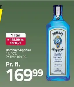 Fleggaard Bombay Sapphire, DKK 169.99 tilbud