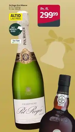 Fleggaard Pol Roger Brut Réserve, DKK 299.99 tilbud