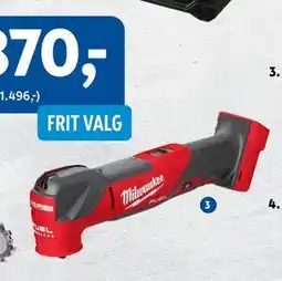 Davidsen 3. MILWAUKEE MULTIVÆRKTØJ 18 V, DKK 1870 tilbud