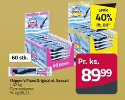 Fleggaard Skipper’s Pipes Original el. Seasalt, DKK 89.99 tilbud