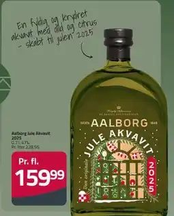 Fleggaard Aalborg Jule Akvavit 2025, DKK 159.99 tilbud